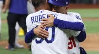 Dino Ebel, Dave Roberts, Dodgers win, 2020 World Series
