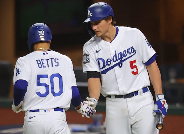 Mookie Betts, Corey Seager, 2020 World Series