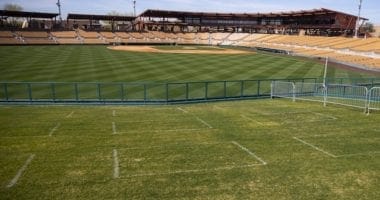 Camelback Ranch view, lawn seats, 2021 Spring Training