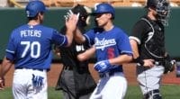 DJ Peters, Corey Seager, 2021 Spring Training