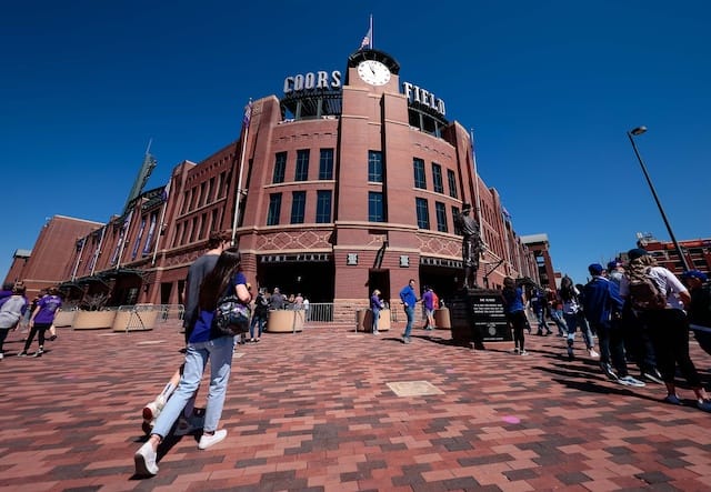Coors Field entrance, 2021 Opening Day