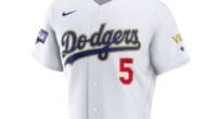 Corey Seager jersey, Dodgers Gold Series