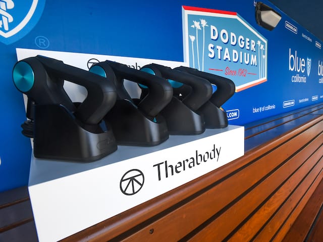 Therabody, Dodgers dugout