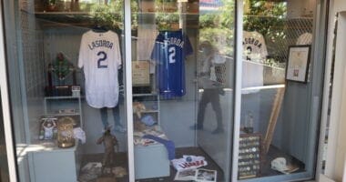 Tommy Lasorda display, Dodger Stadium