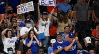 Dodgers fans, Astros signs
