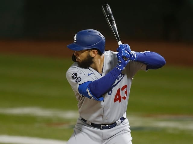 Men's Los Angeles Dodgers Edwin Rios 43 2020 World Series
