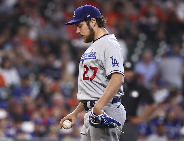 Dodgers' Dave Roberts: Trevor Bauer likely out longer than seven days