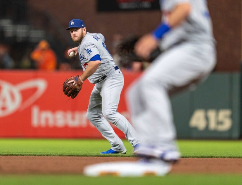 What happened to Max Muncy? Dodgers 3B walks off after freak ground ball  left player breathless