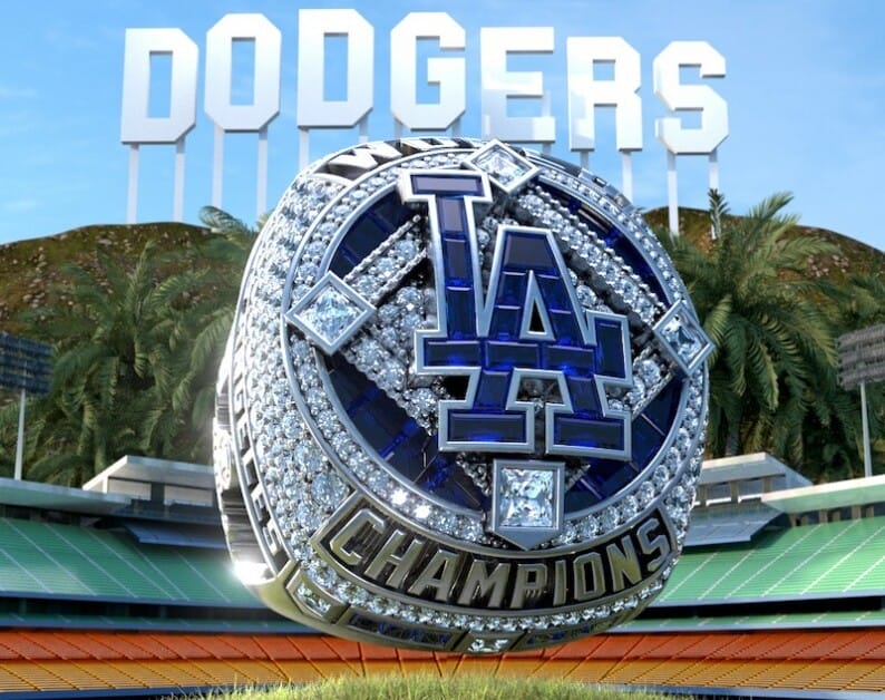 Dodgers 2020 World Series ring NFT