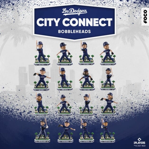 Dodgers City Connect, FOCO bobbleheads