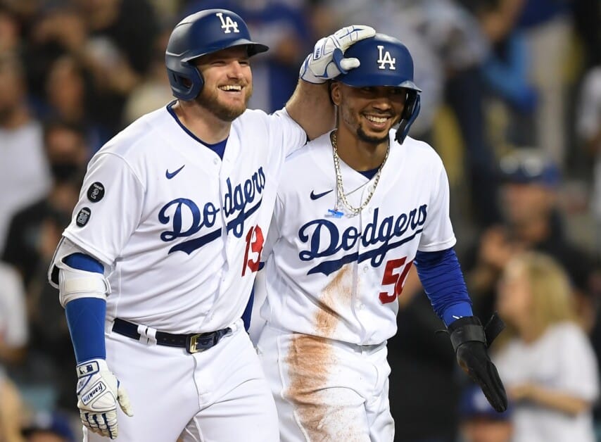 The Dodgers had four players with at least 100 RBIs during the regular  season, Mookie Betts (107), Max Muncy (105), J.D. Martinez (103) and  Freddie Freeman (102), In Arizona's 3 game sweep