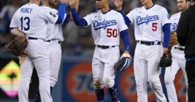 Mookie Betts, Max Muncy, Corey Seager, Chris Taylor, Trea Turner, Dodgers win