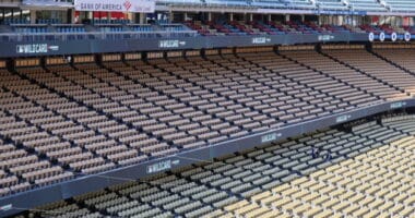 Dodger Stadium seats, 2021 National League Wild Card Game