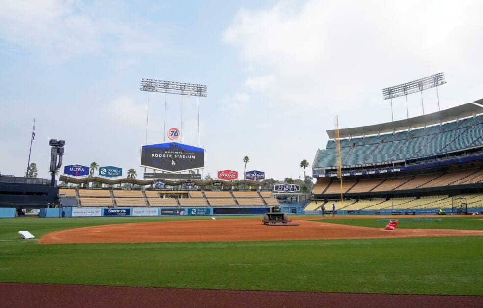 Dodger Stadium view