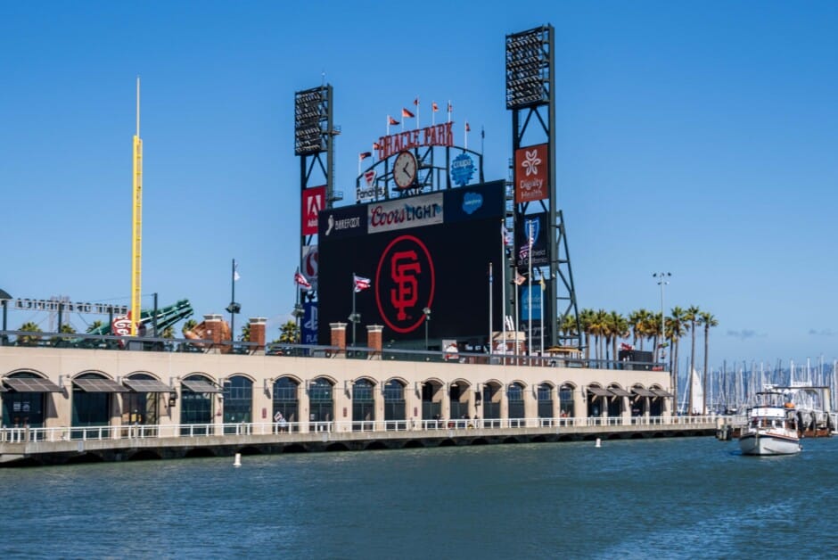 Oracle Park, McCovey Cove, 2021 NLDS