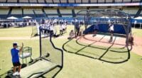 2021 Veterans Day batting practice, Los Angeles Dodgers