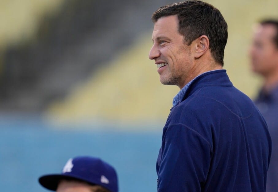 Andrew Friedman, 2021 National League Wild Card Game workout