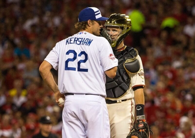Clayton Kershaw, Buster Posey, 2015 All-Star Game