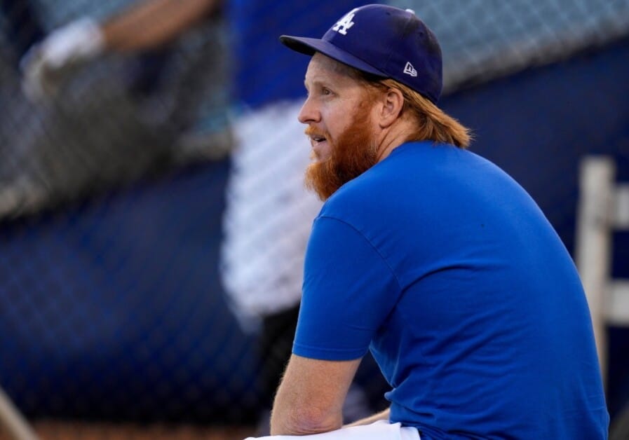 Justin Turner, 2021 National League Wild Card Game workout