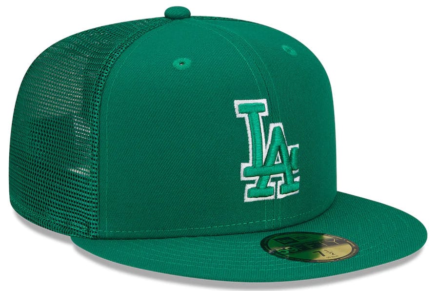 Dodgers cap, St. Patrick's Day 2022