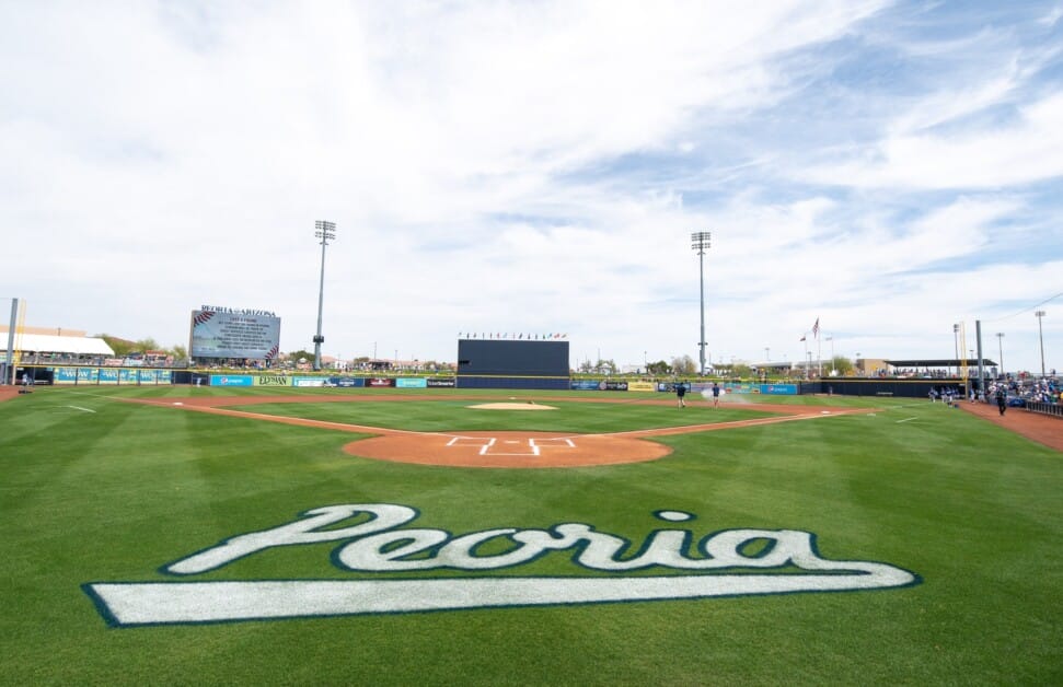 Peoria Sports Complex view, 2022 Spring Training