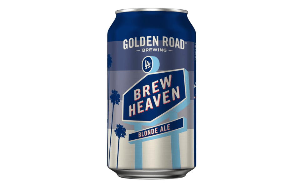Brew Heaven Blonde Ale beer, Golden Road Brewing