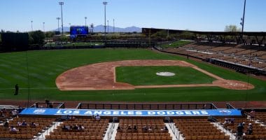 Camelback Ranch view, 2022 Spring Training