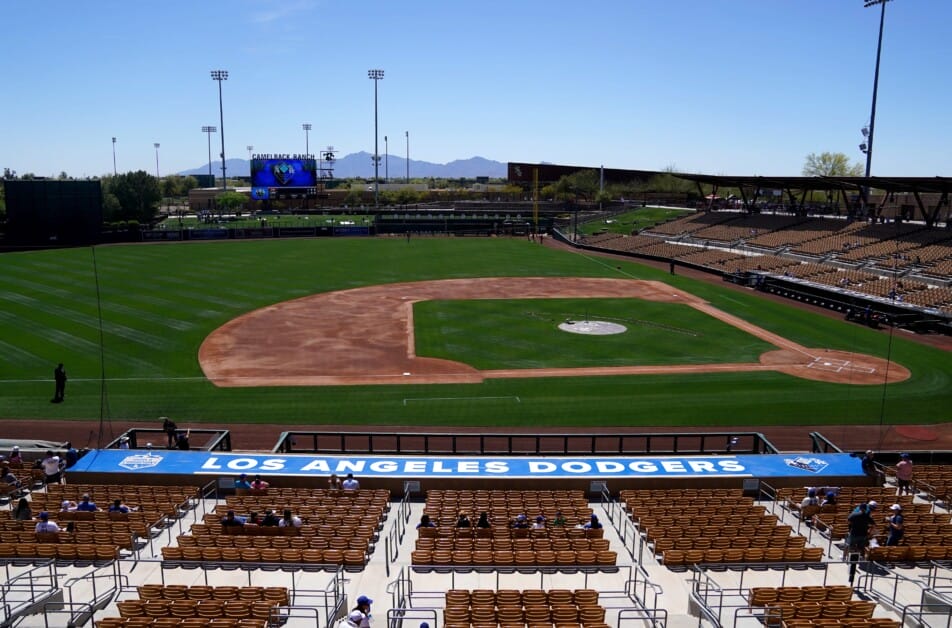 Camelback Ranch view, 2022 Spring Training
