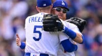 Freddie Freeman, Justin Turner, Dodgers win
