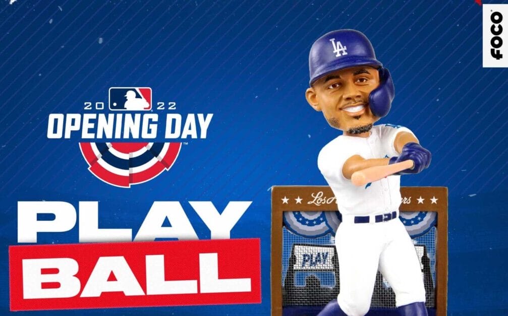 MLB Los Angeles Dodgers Mookie Betts Bouncing Buddy Hallmark Ornament