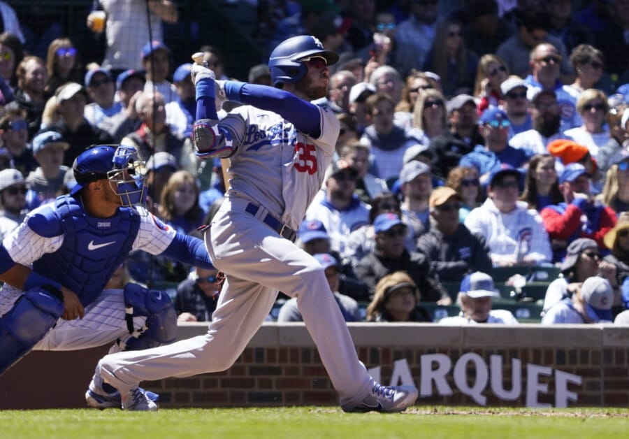 Cody Bellinger drives in 4 runs as the Cubs top the Cardinals 8-6 on a  rainy day at Wrigley Midwest News - Bally Sports