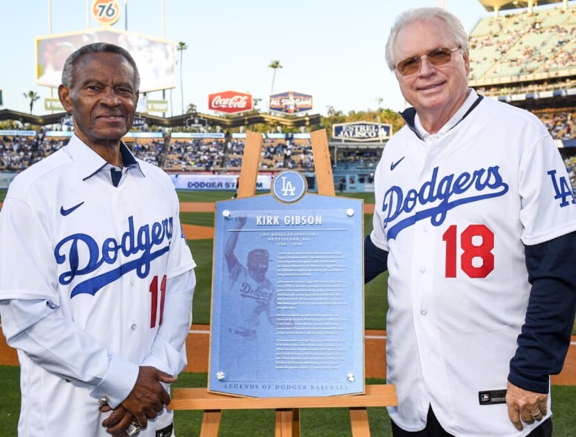 Dodgers Video: Kirk Gibson Legends Of Dodger Baseball Ceremony
