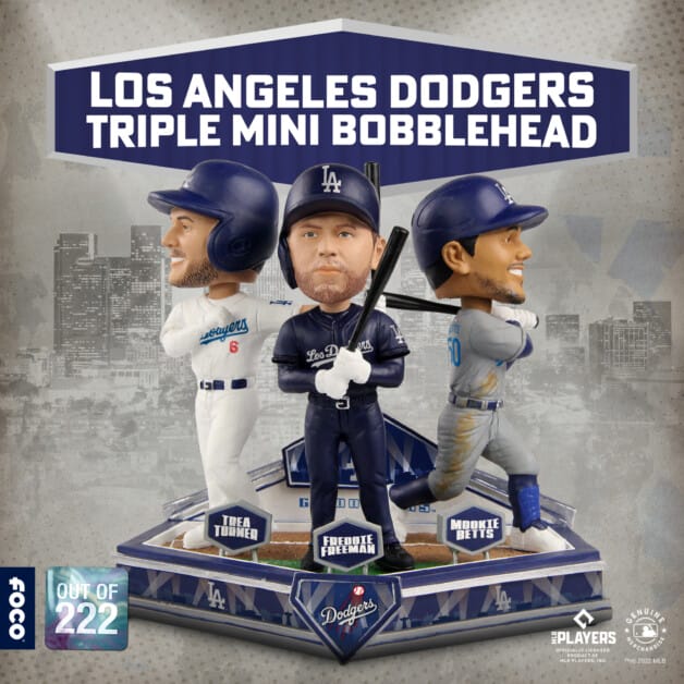 FOCO Selling Dodgers Bobblehead Set Of Mookie Betts, Freddie