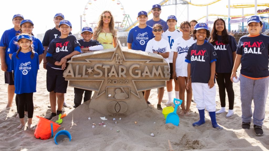 Andre Ethier, Kelly Nash, Oceanfront, 2022 MLB All-Star Week Los Angeles