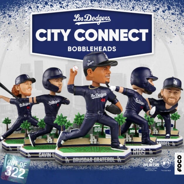 Dustin May Los Angeles Dodgers 2022 City Connect Bobblehead FOCO