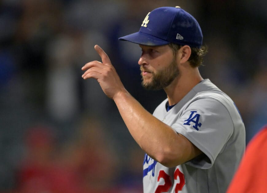 Dodgers pull Clayton Kershaw after seven perfect innings, give up hit in  eighth – KNBR