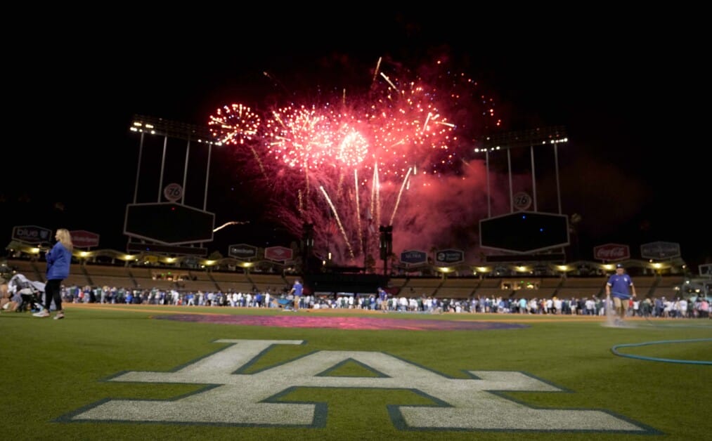 Dodger Stadium fireworks