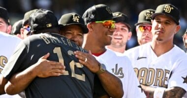 Dusty Baker, Manny Machado, Juan Soto, Dave Roberts, 2022 MLB All-Star Game