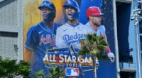 Ronald Acuña Jr., Mookie Betts, Paul Goldschmidt, 2022 MLB All-Star Game poster