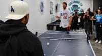 Clayton Kershaw, Ping Pong, Miguel Contreras Learning Center