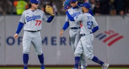 Mookie Betts, James Outman, Trayce Thompson, Dodgers win