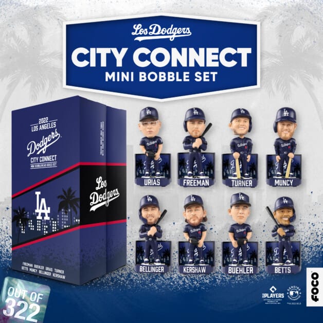 2022 Dodgers Giveaways: Julio Urías Bobblehead Designed In City Connect  Uniform