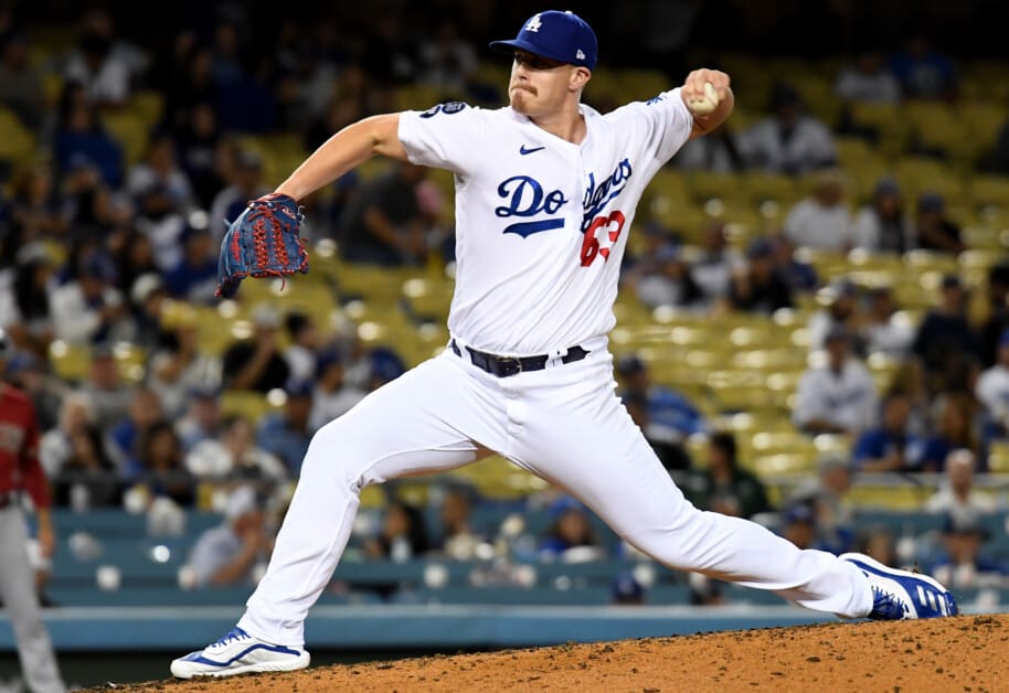 Justin Bruihl Signed Los Angeles Jersey Inscribed Go Dodgers