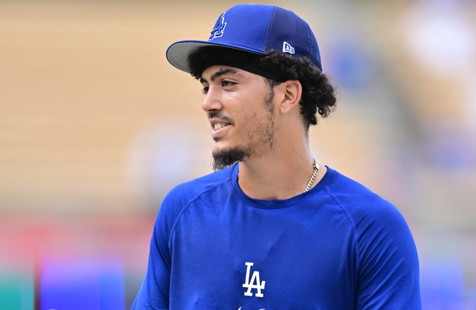 Miguel Vargas Watched 'The Sandlot' For 1st Time Before Dodgers Dress-Up Day  