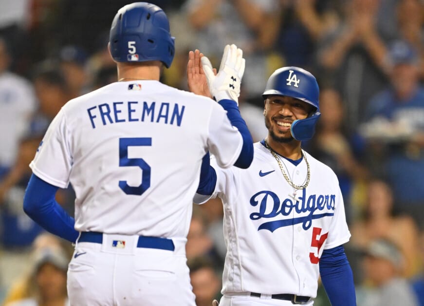 Freddie Freeman ranks Mookie Betts # 3 baseball player in MLB right now!  #Dodgers 
