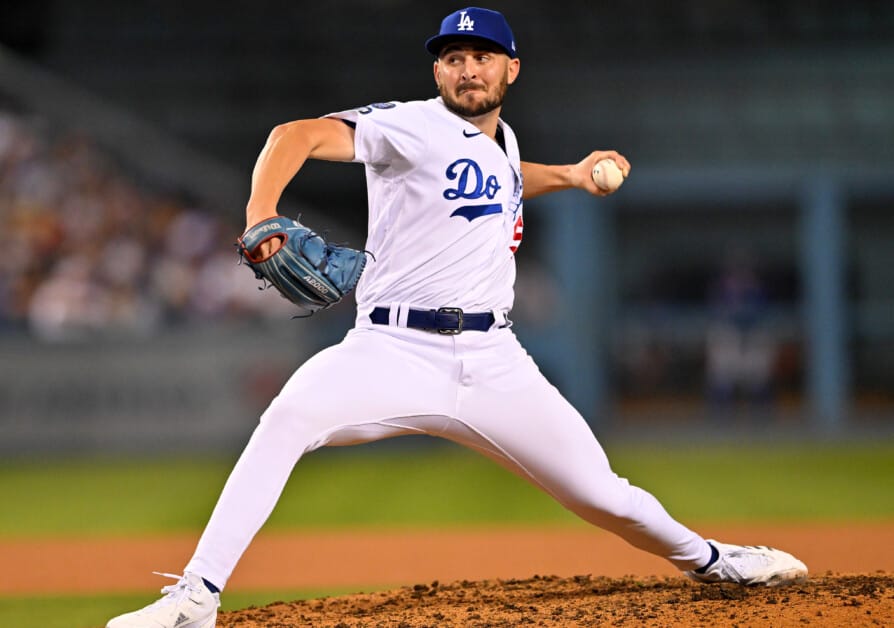 This is a 2023 photo of relief pitcher Alex Vesia of the Los Angeles Dodgers  baseball team. This image reflects the Dodgers active roster as of  Wednesday, Feb. 22, 2023, when this