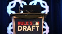 Rule 5 Draft podium sign 2022 Winter Meetings