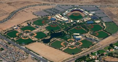 Camelback Ranch fields view