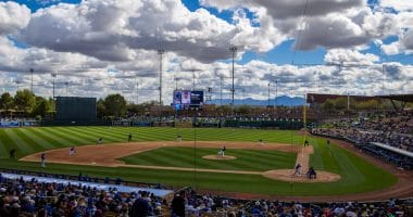 Camelback Ranch view, 2023 Spring Training