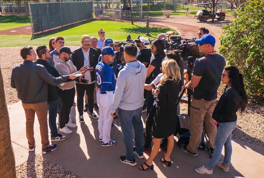 Dodger Blue on X: A look at Dave Roberts' first message of 2022 Spring  Training.   / X